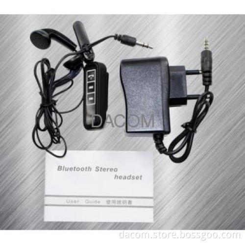 LED bluetooth headset ,two-ear-ray,clip collar